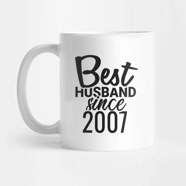 'Best Husband Since 2007' Sweet Wedding Anniversary Gift by ourwackyhome